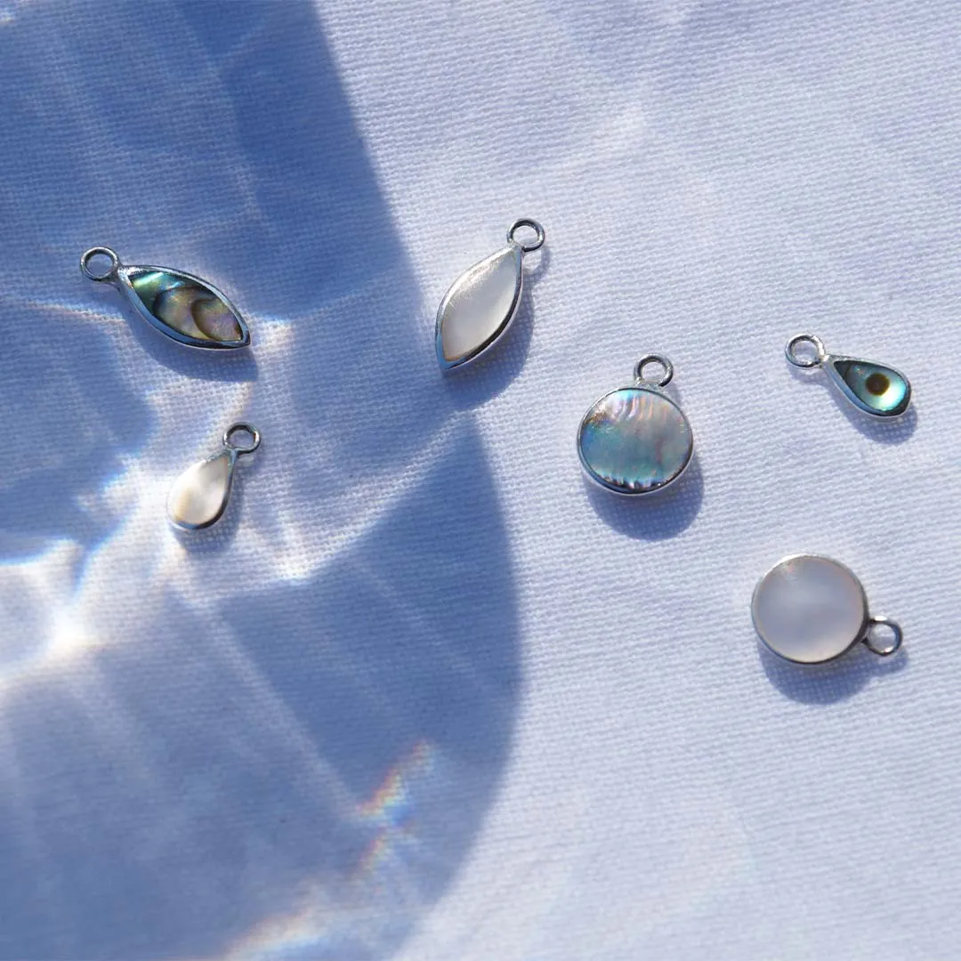 Add-on Abalone & Mother of Pearl pendant silver