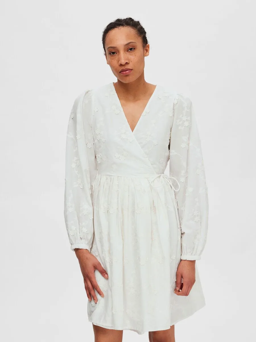 Aliana Wrap Dress - Selected Femme