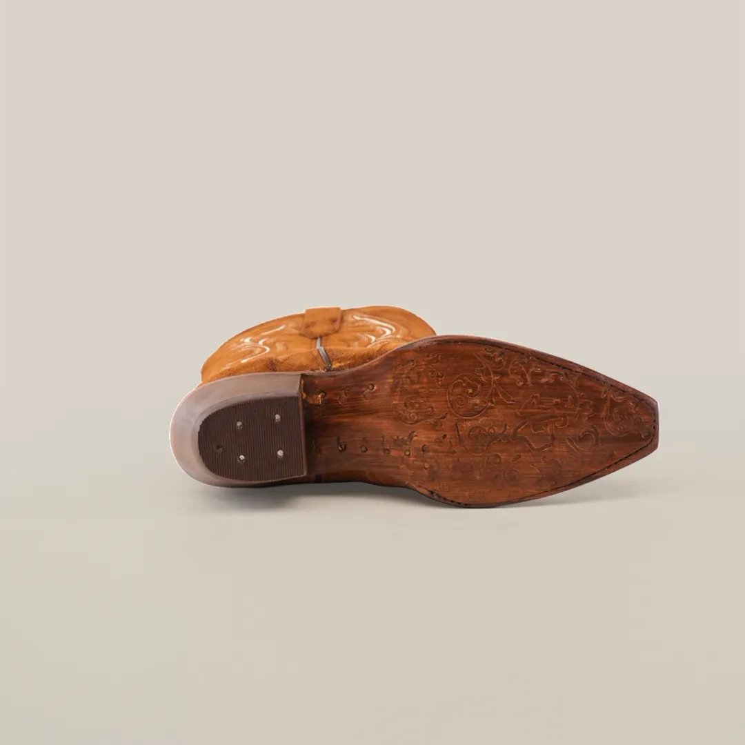 Amara Tabaco Suade - Tall Shaft - Snip Toe