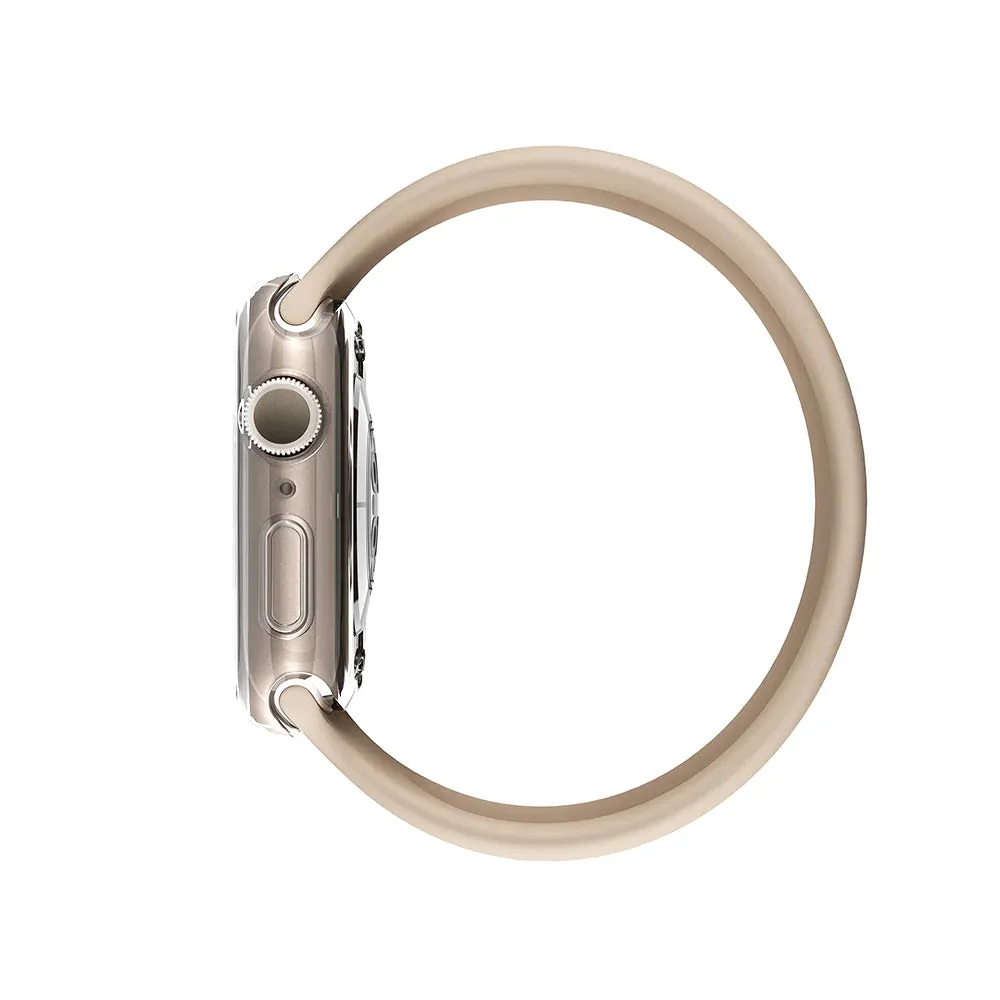 AmazingThing Quartz Pro Case for Apple Watch 45mm - Clear