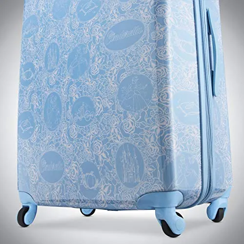 AMERICAN TOURISTER Disney Hardside Luggage, Light Blue, Carry-On 21-Inch