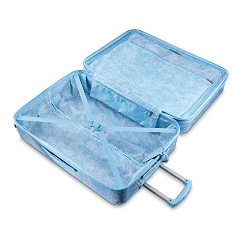 AMERICAN TOURISTER Disney Hardside Luggage, Light Blue, Carry-On 21-Inch