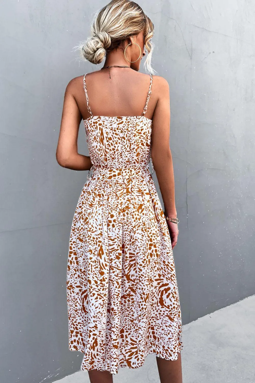 Beat the Heat Spaghetti Strap Belted Dress