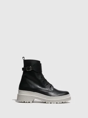 Black Buckle Boots