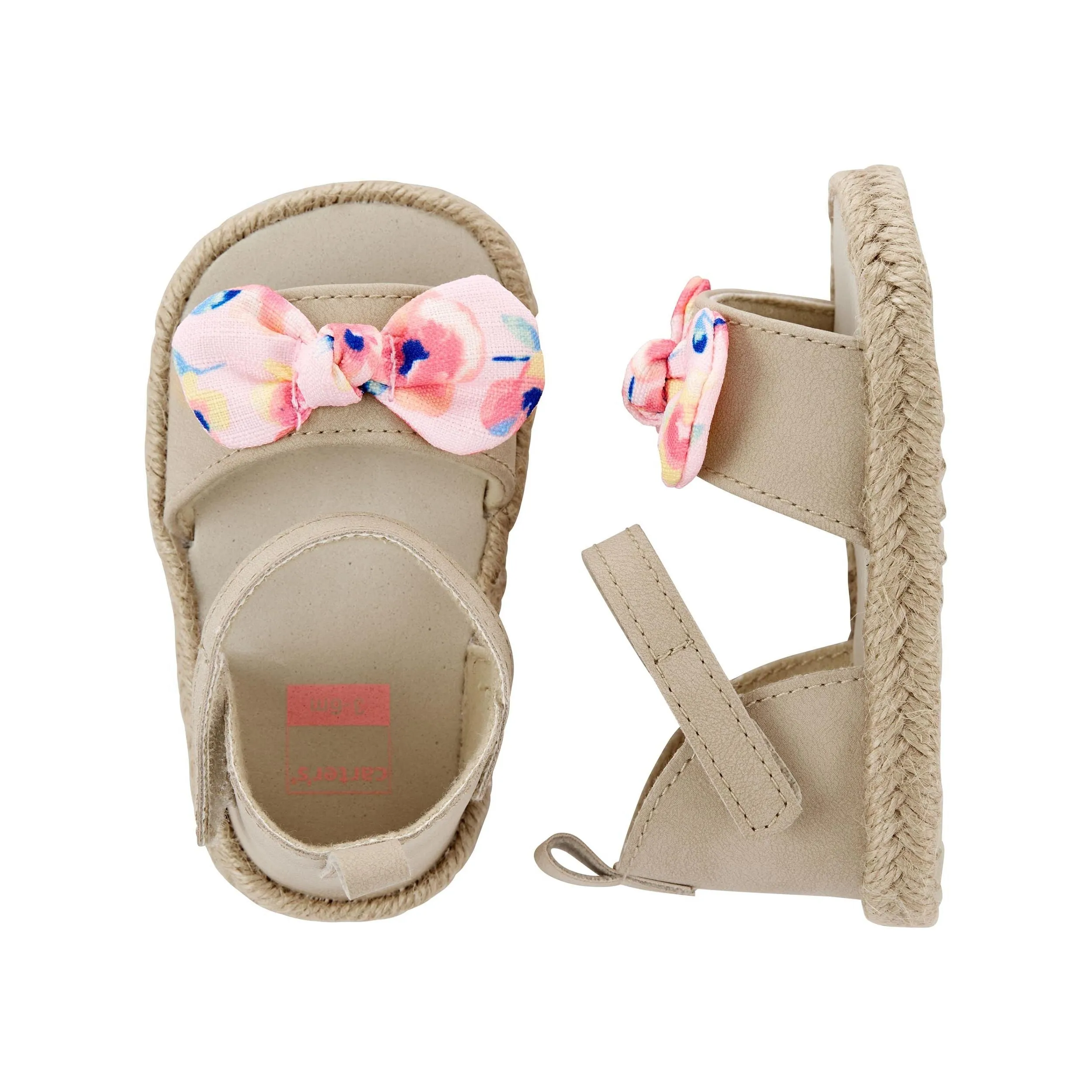 Carters Infant Girls Floral Bow Espadrilles Multicolor CR06888