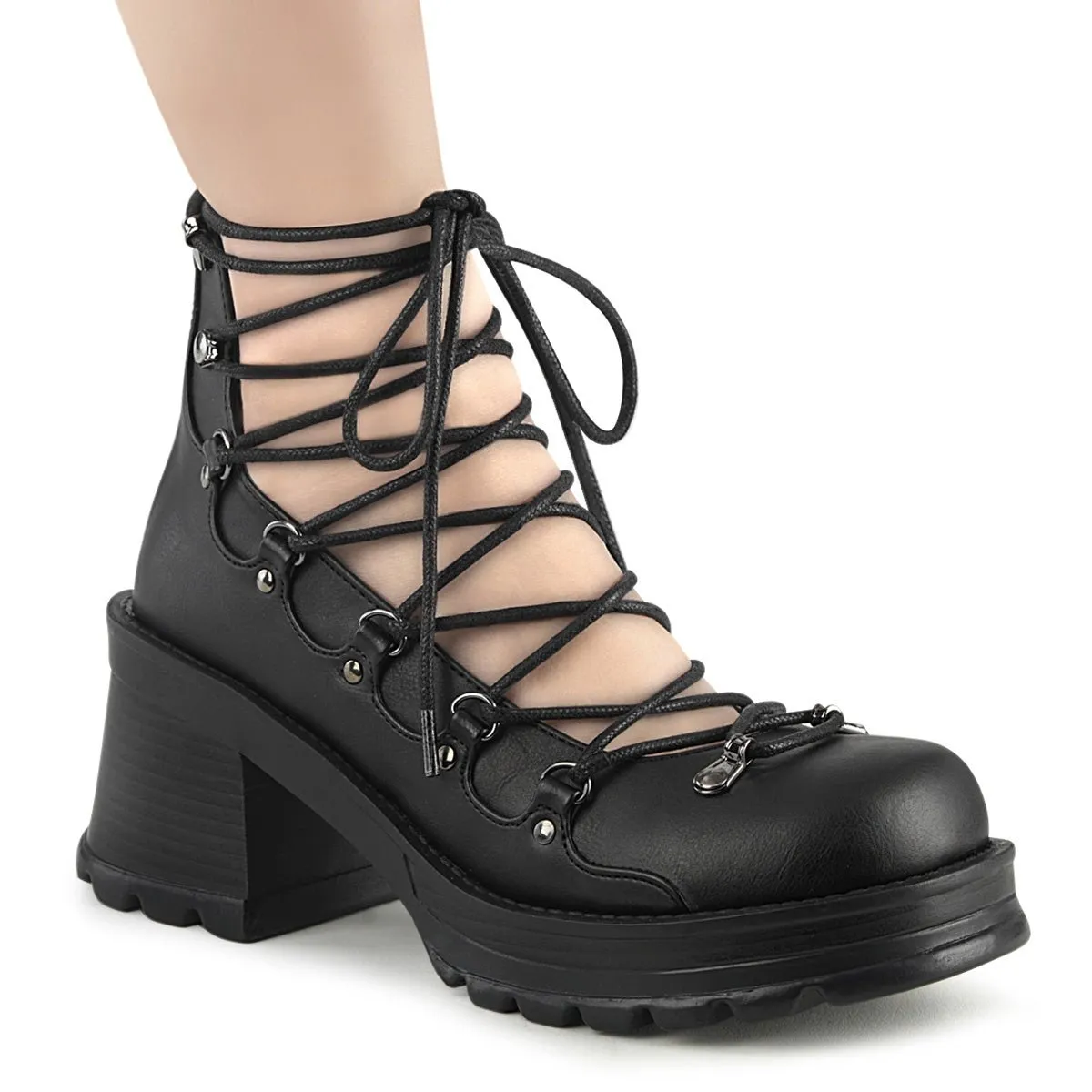 DemoniaCult Bratty 32 Womens 2 3/4" Heel, Mary-Jane Shoes