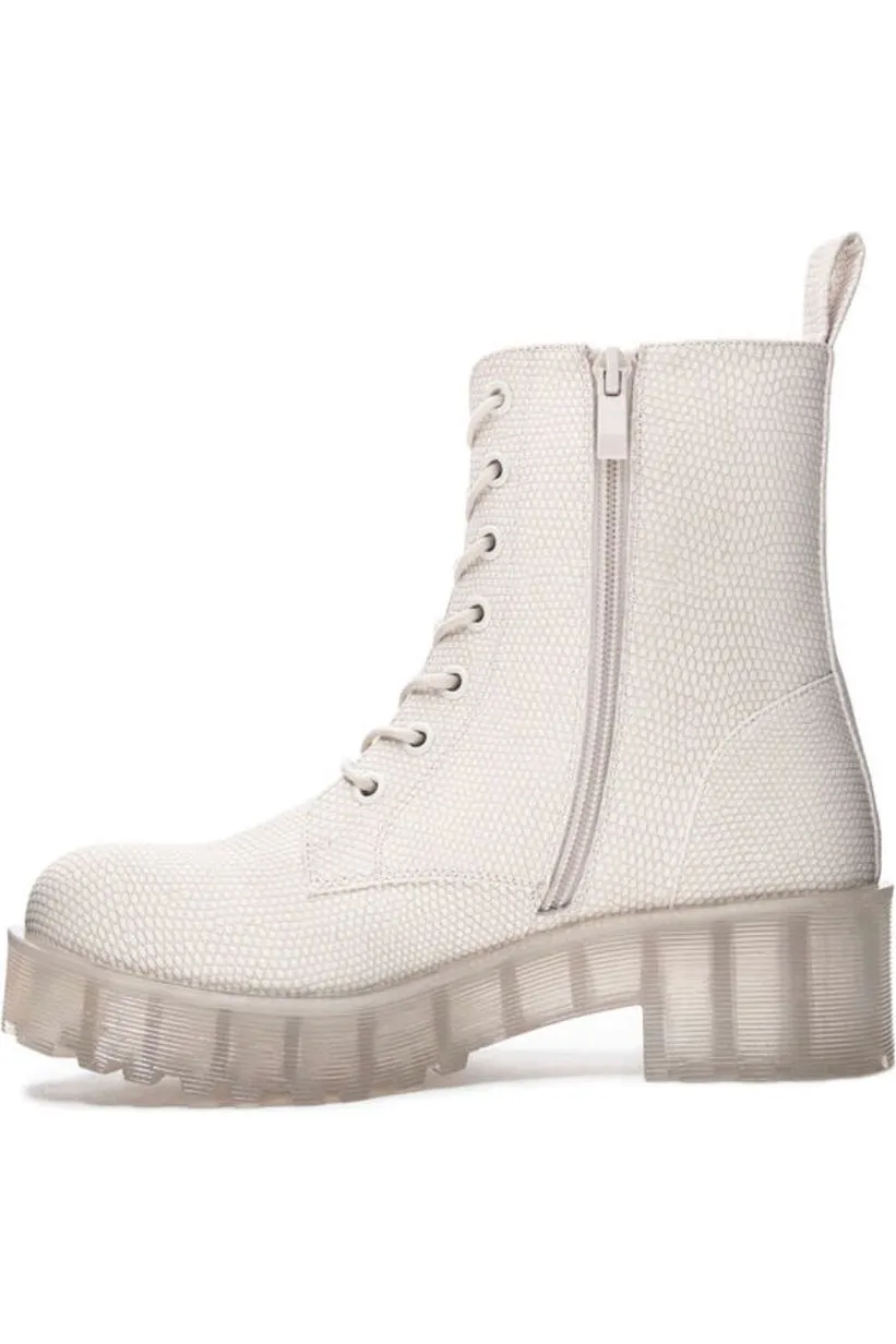 Dirty Laundry Mazzy Natural Combat Booties
