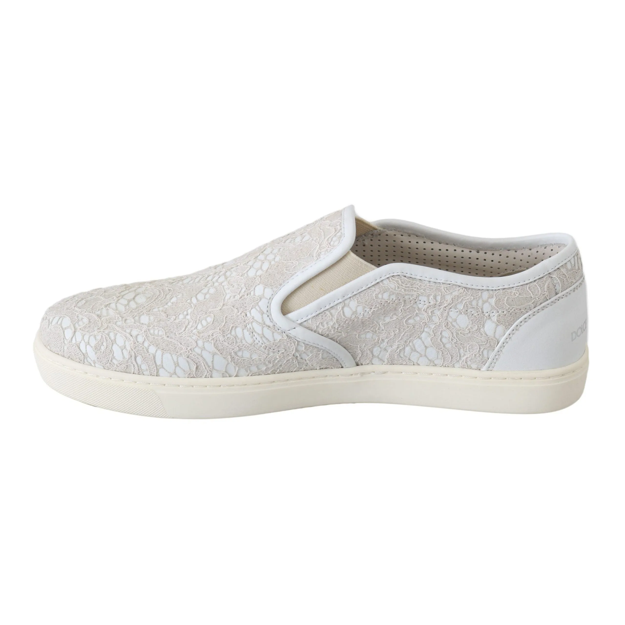 Dolce & Gabbana Elegant Off White Loafers for Ladies