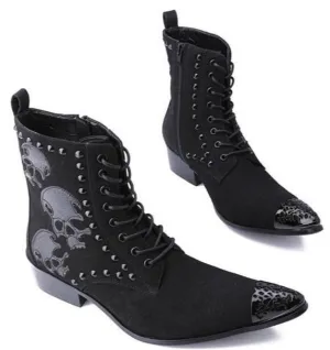 Elegant Skull Boots