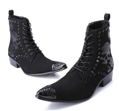 Elegant Skull Boots