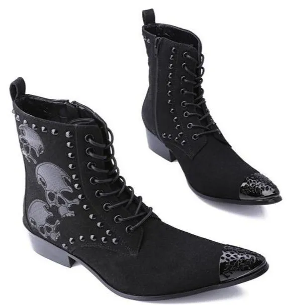Elegant Skull Boots