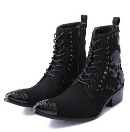 Elegant Skull Boots