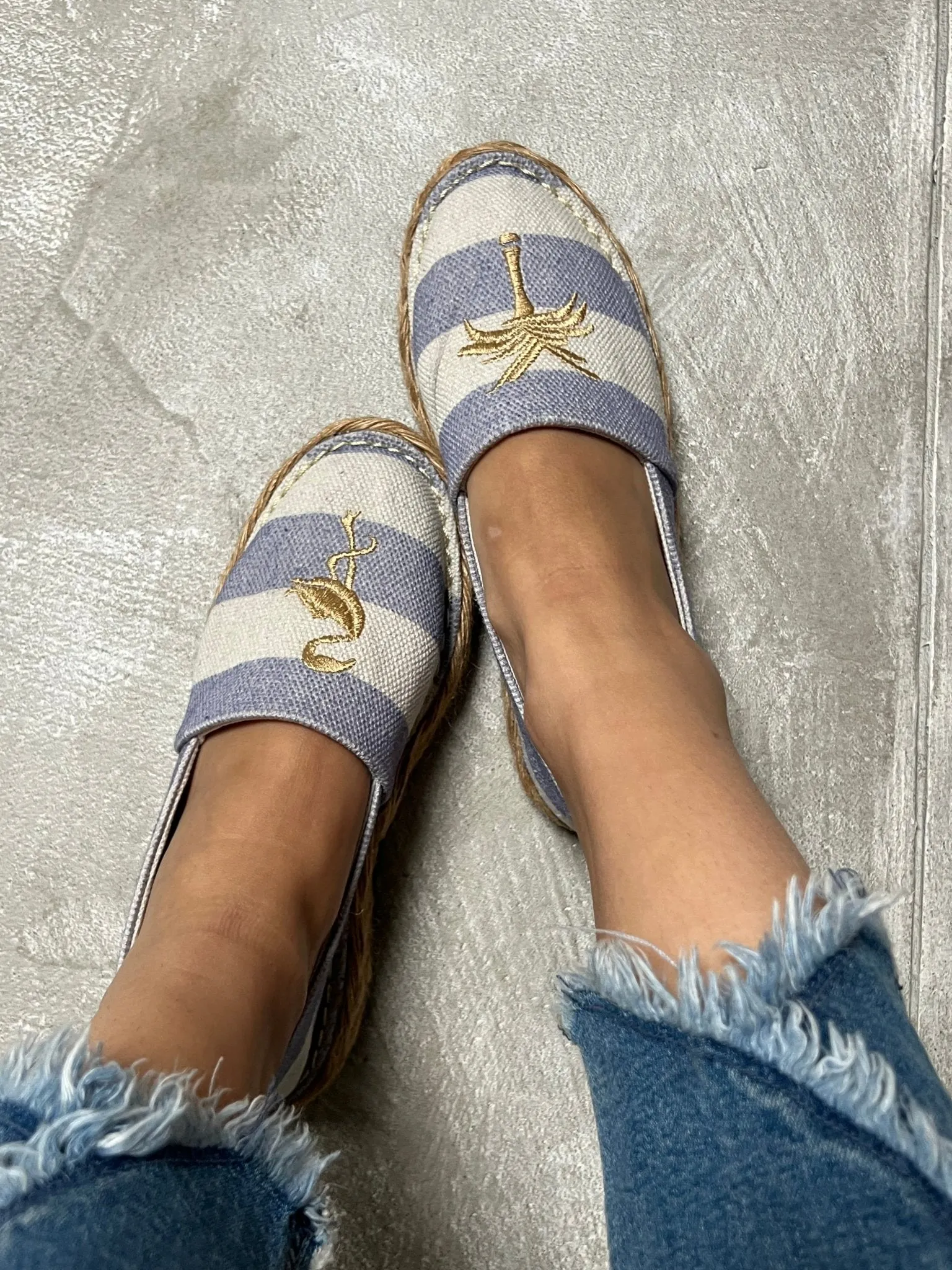 Flamingo & Palm Espadrille
