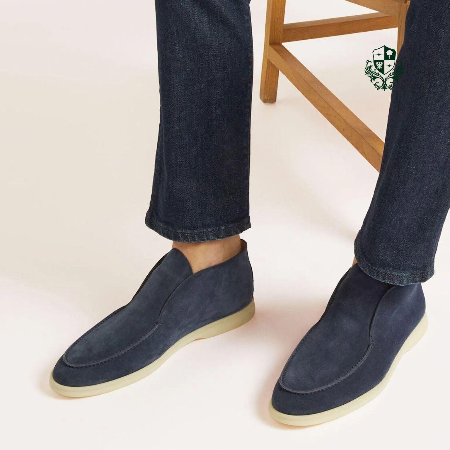 Loafer Palermo Azul Eucalipto