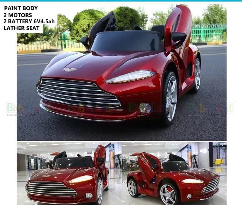 Luxury Kids Electric Car With  Stylish Design With 2 Batteries , 2 Motors And Multi Functions