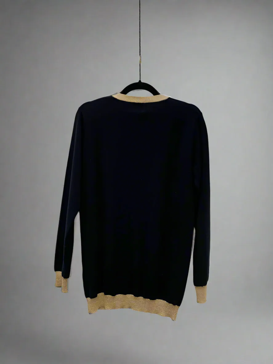 MADELEINE THOMPSON Cashmere Cardigan Size M
