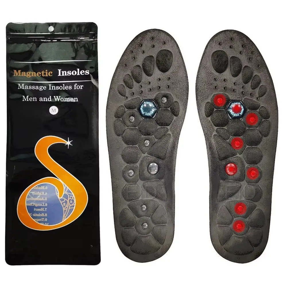 MagniSole™ – Premium Magnetic Massage Insoles for Weight Loss & Arch Support!