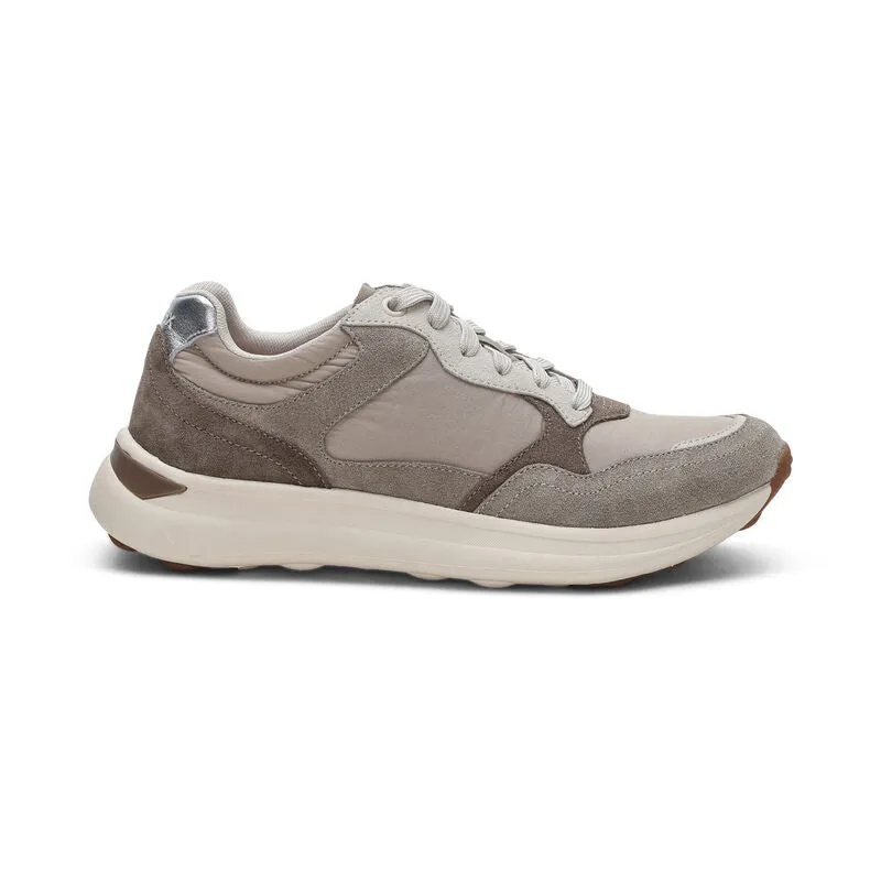 Molly Lace Up Women Sneakers Taupe