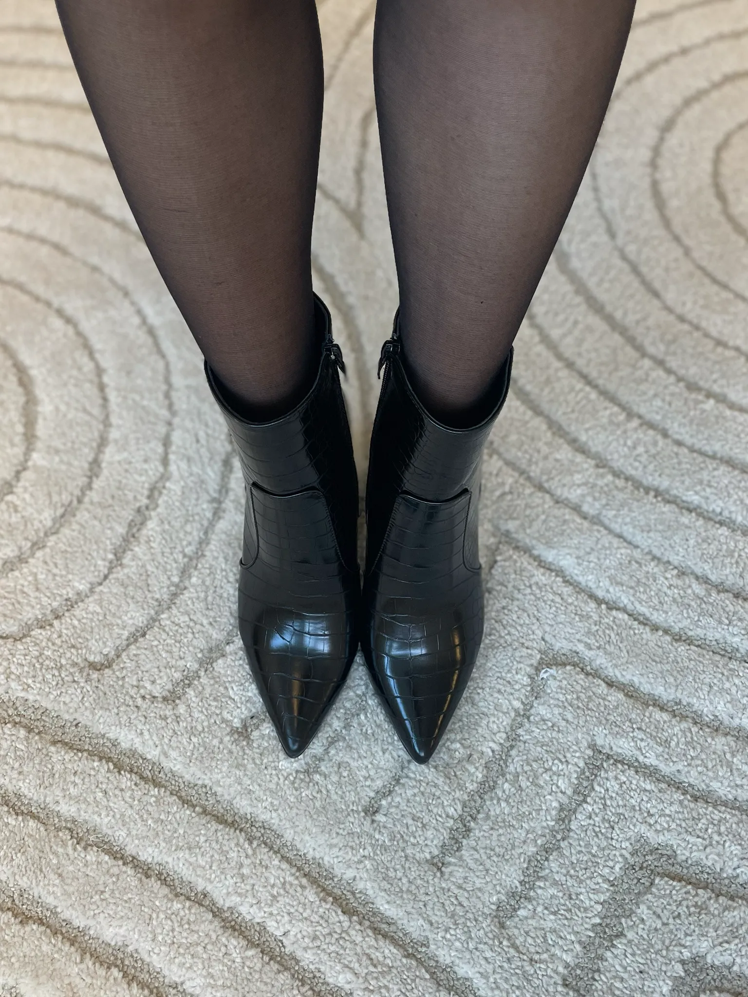 Nadia Ankle Boots - Black