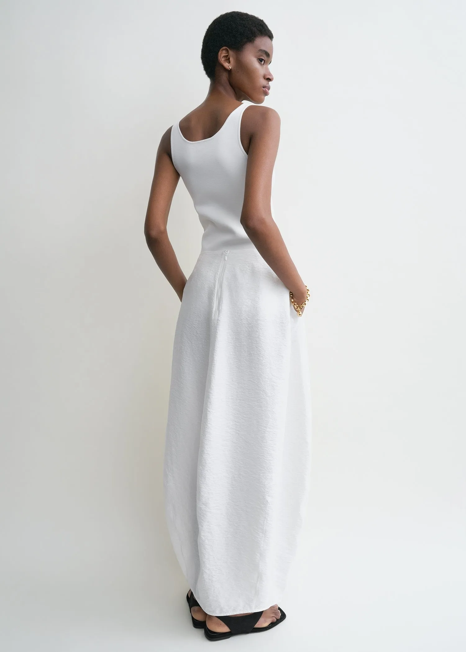 Parachute skirt white