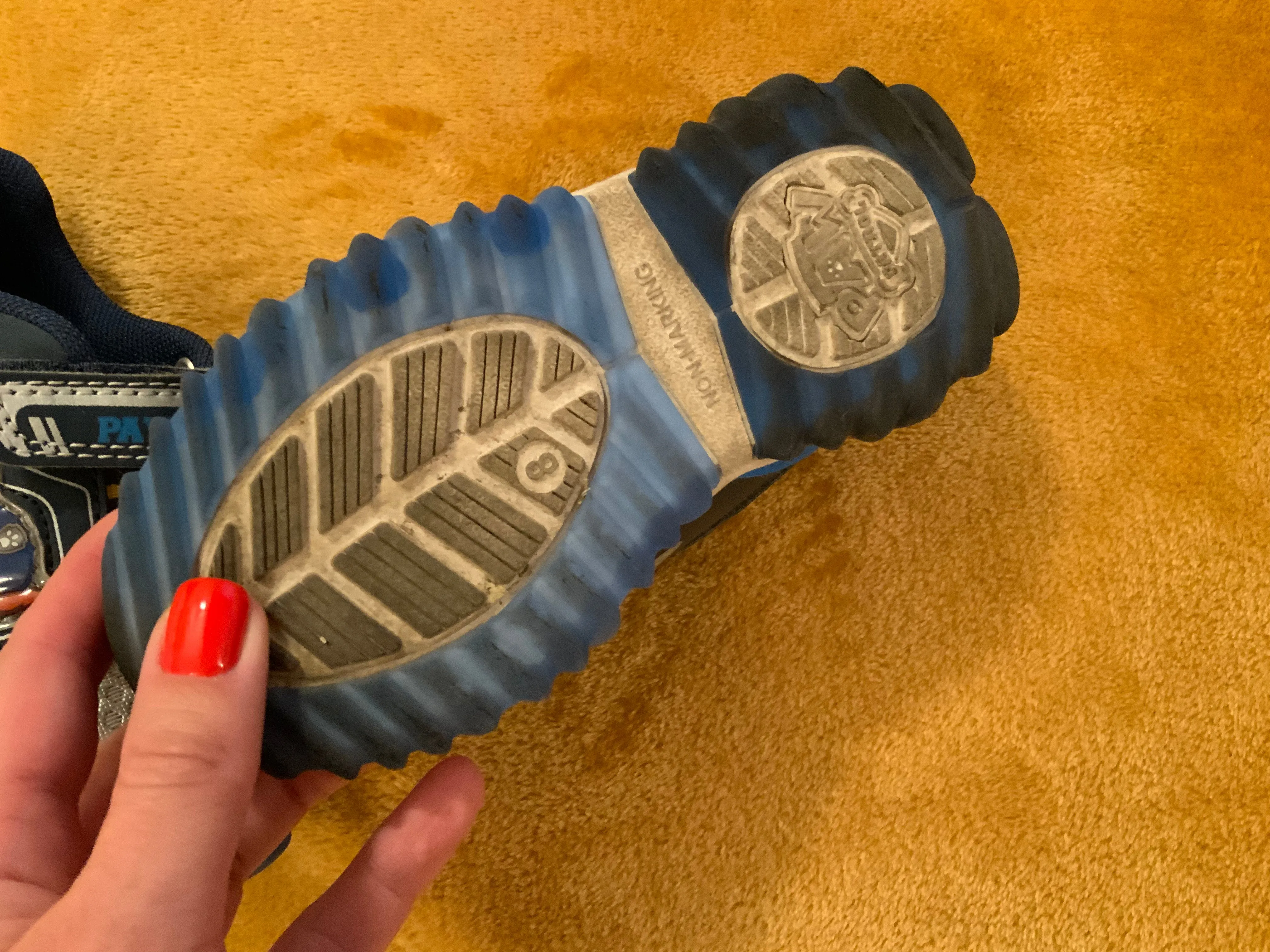 Paw Patrol Kids ~Sneakers Trainers Shoes Size 8 children