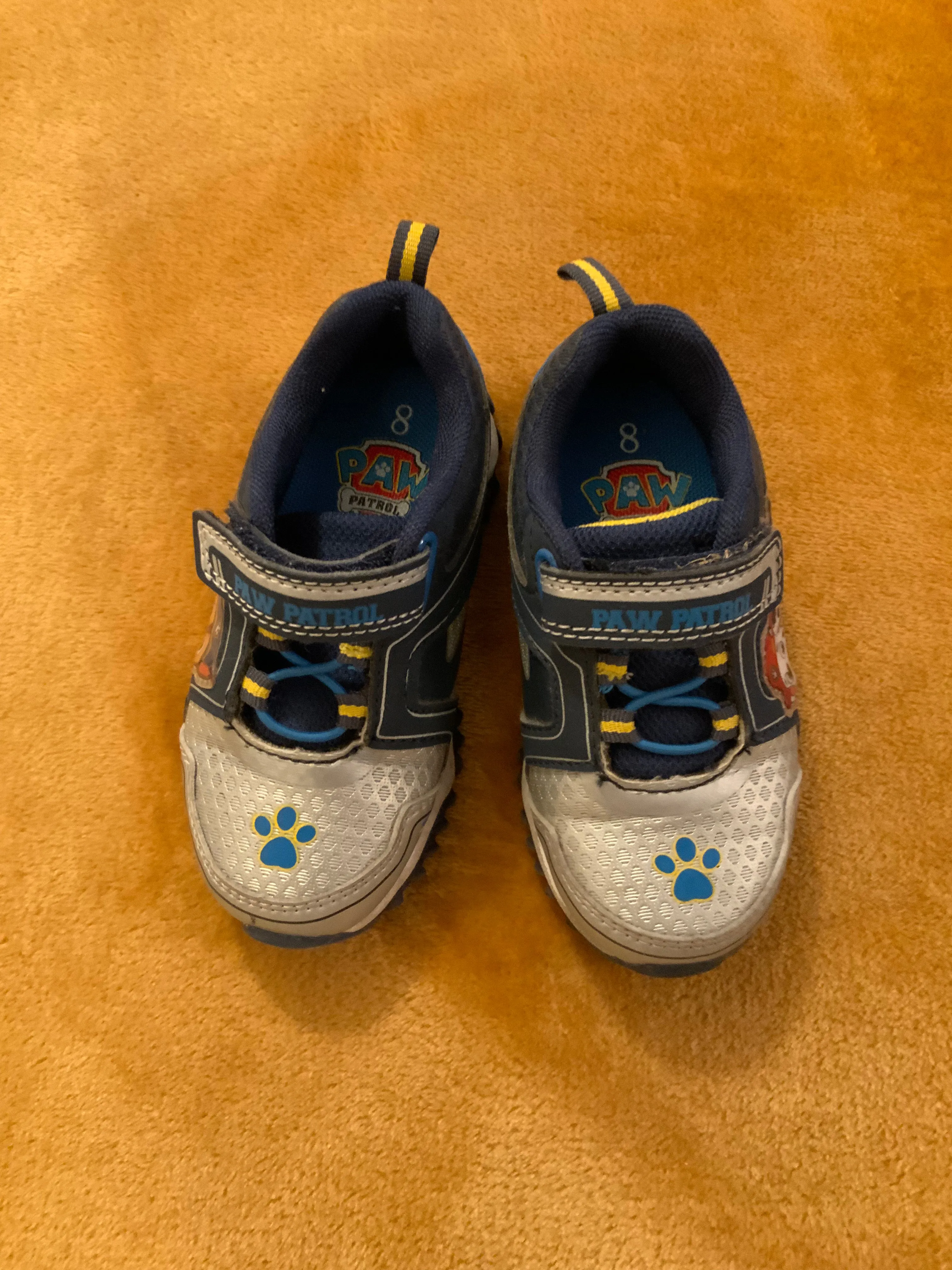 Paw Patrol Kids ~Sneakers Trainers Shoes Size 8 children