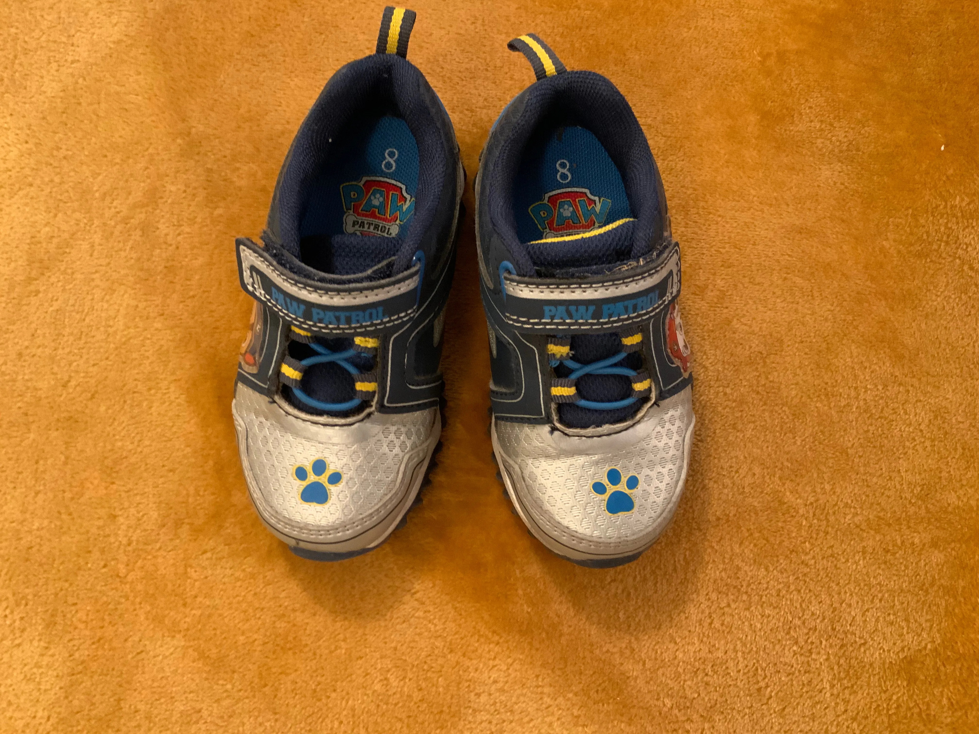 Paw Patrol Kids ~Sneakers Trainers Shoes Size 8 children