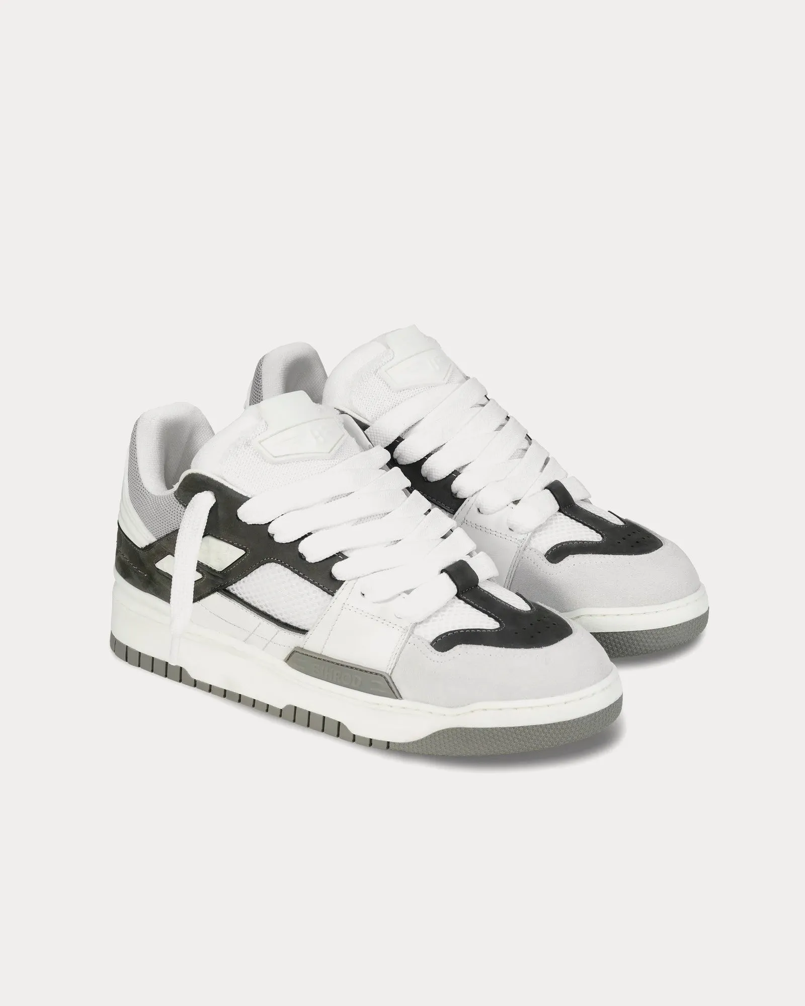 Persy White / Duo Grey Low Top Sneakers