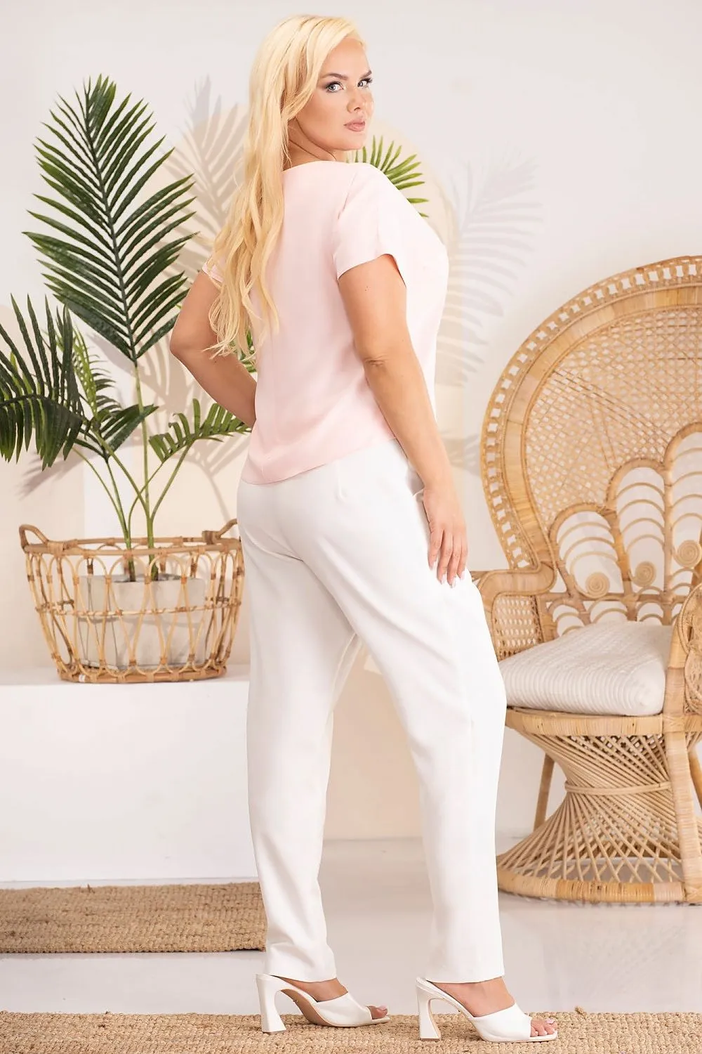 Plus size blouse model 183321 Karko