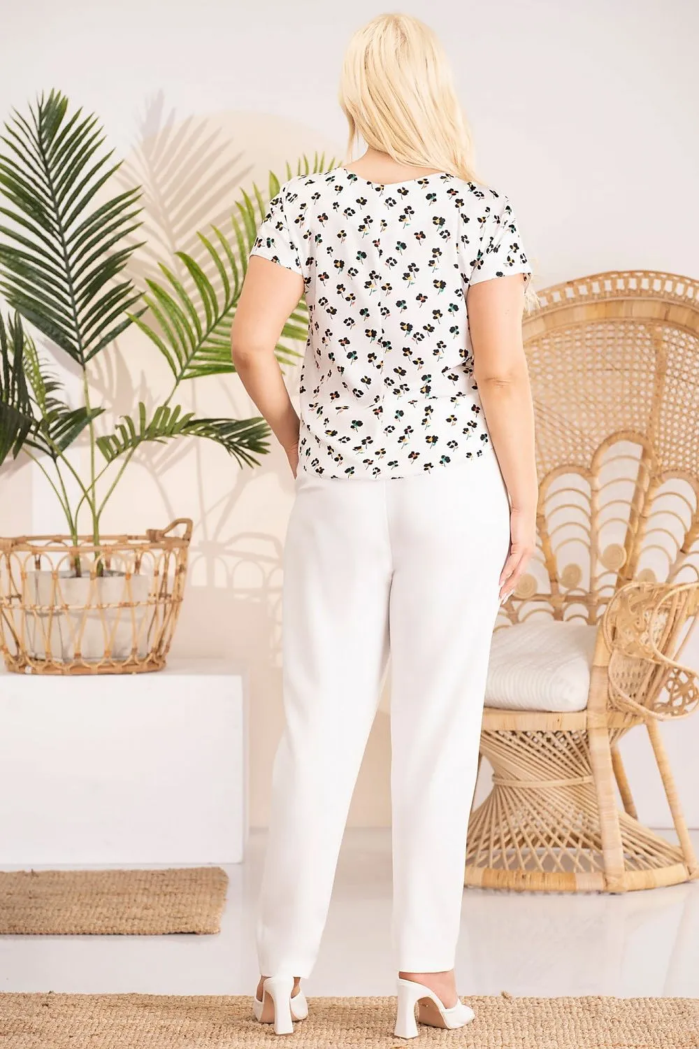 Plus size blouse model 183324 Karko