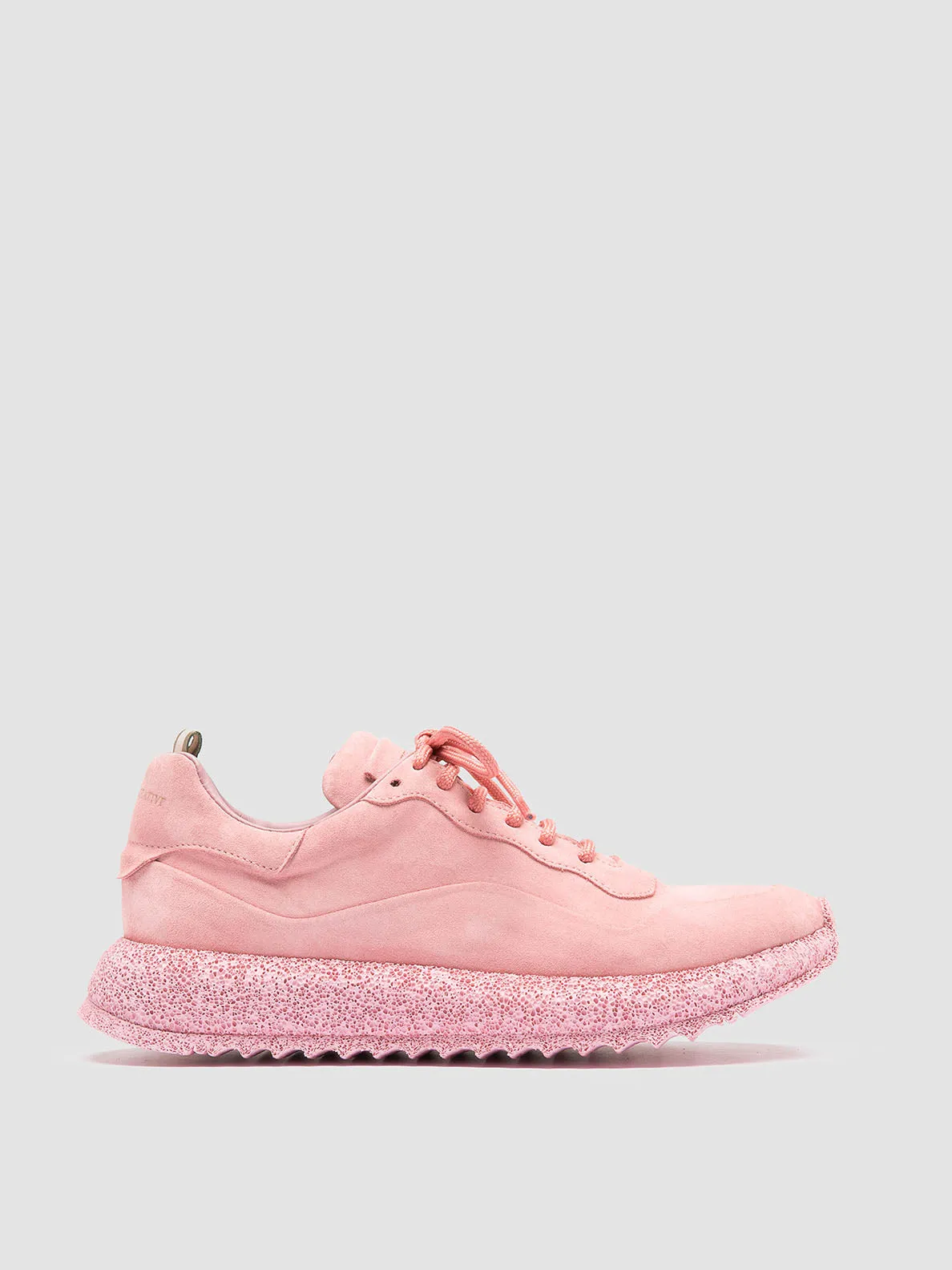 RACE RUBREX 103 - Pink Suede Low Top Sneakers