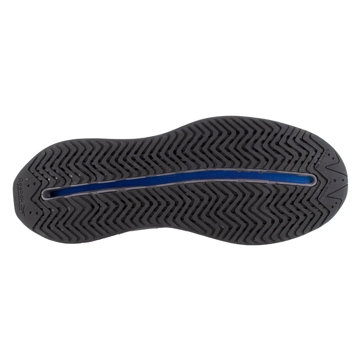 Reebook Men's 6" Black and Blue High Top Zig Elusion Heritage Composite Toe Work Shoe