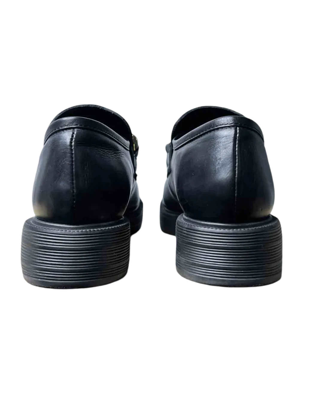 Size 39 | Love Moschino Black Vitello Nero Loafers