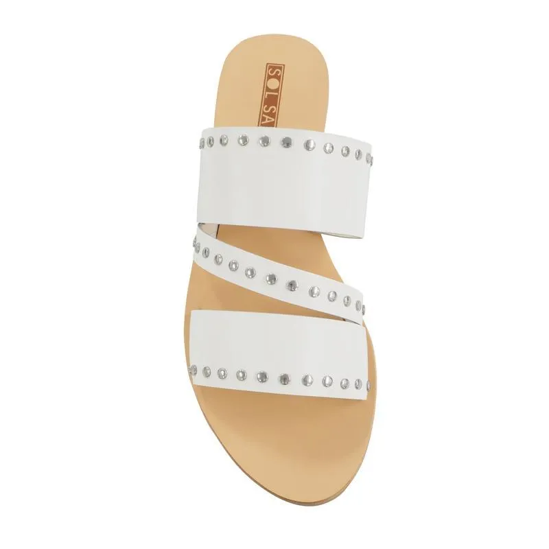 Solsana Betty Slide in White