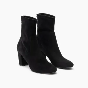 Suza Black Ankle Boots