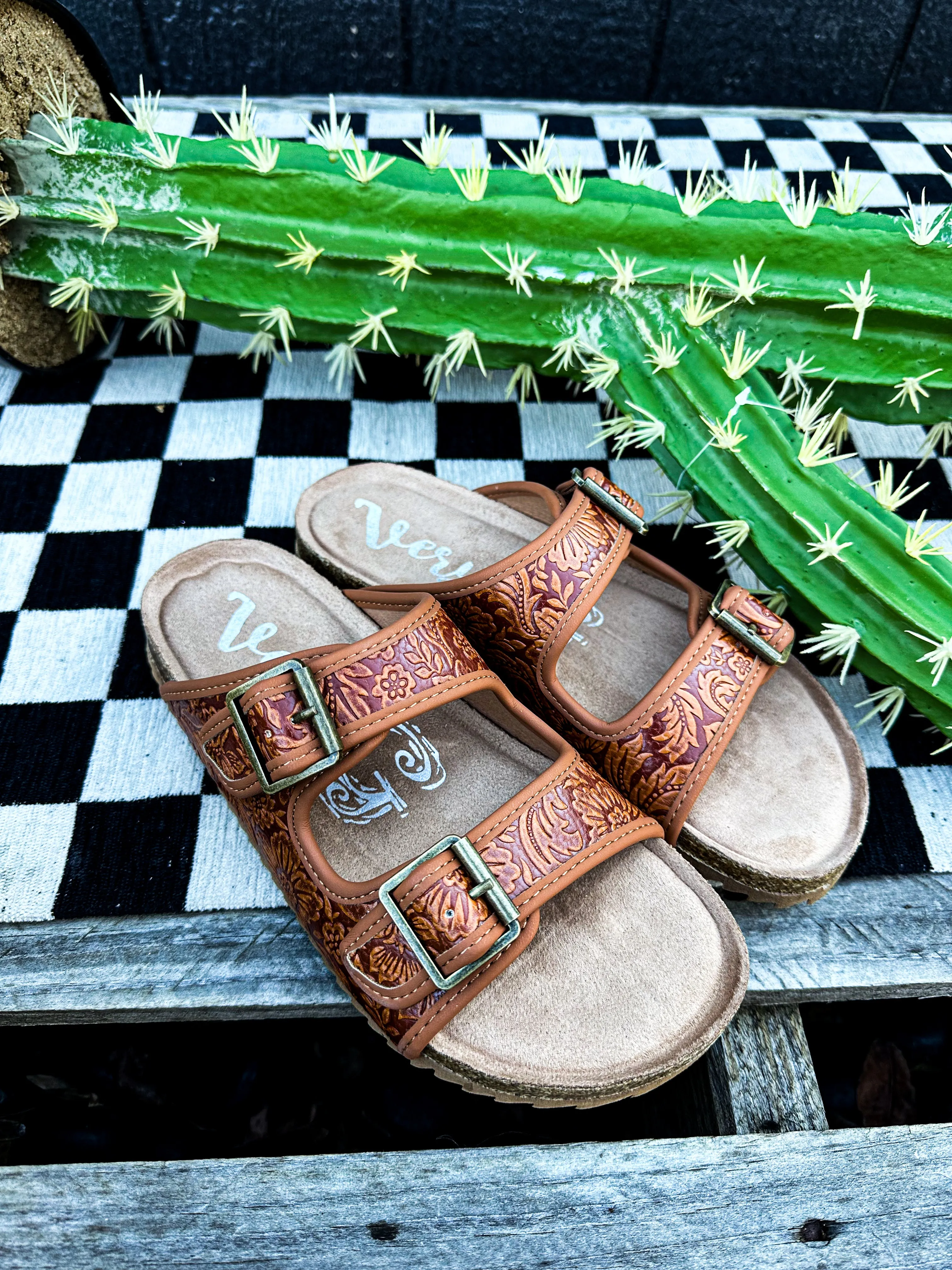 Tooled Time Sandal