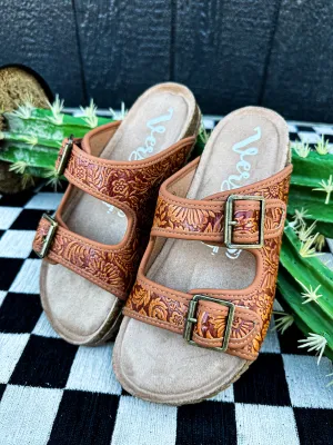 Tooled Time Sandal