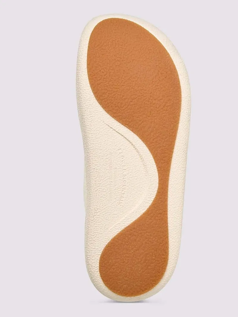 Universal Works X Flower Mountain Ecru Suede and fabric sneakers