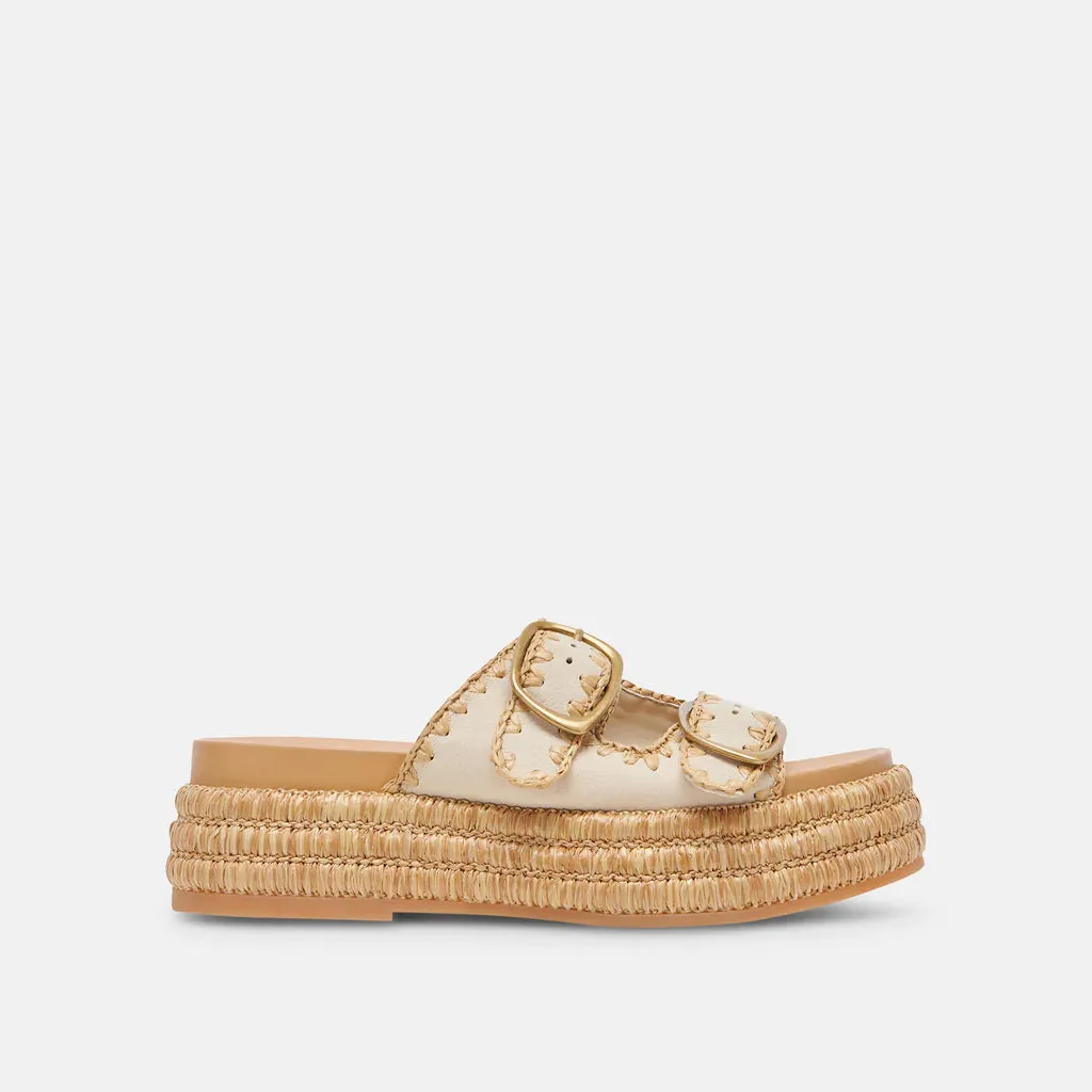 Wanika Sandals Sand Nubuck